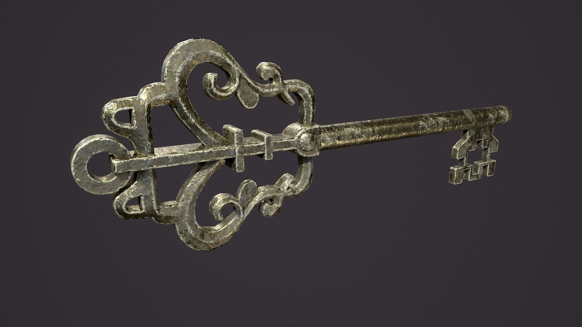 3D model Medieval Skeleton Key 2 VR / AR / low-poly | CGTrader