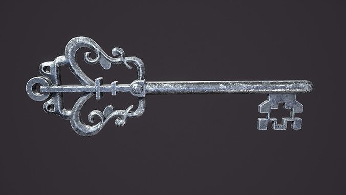 3D model Medieval Skeleton Key 2 VR / AR / low-poly | CGTrader