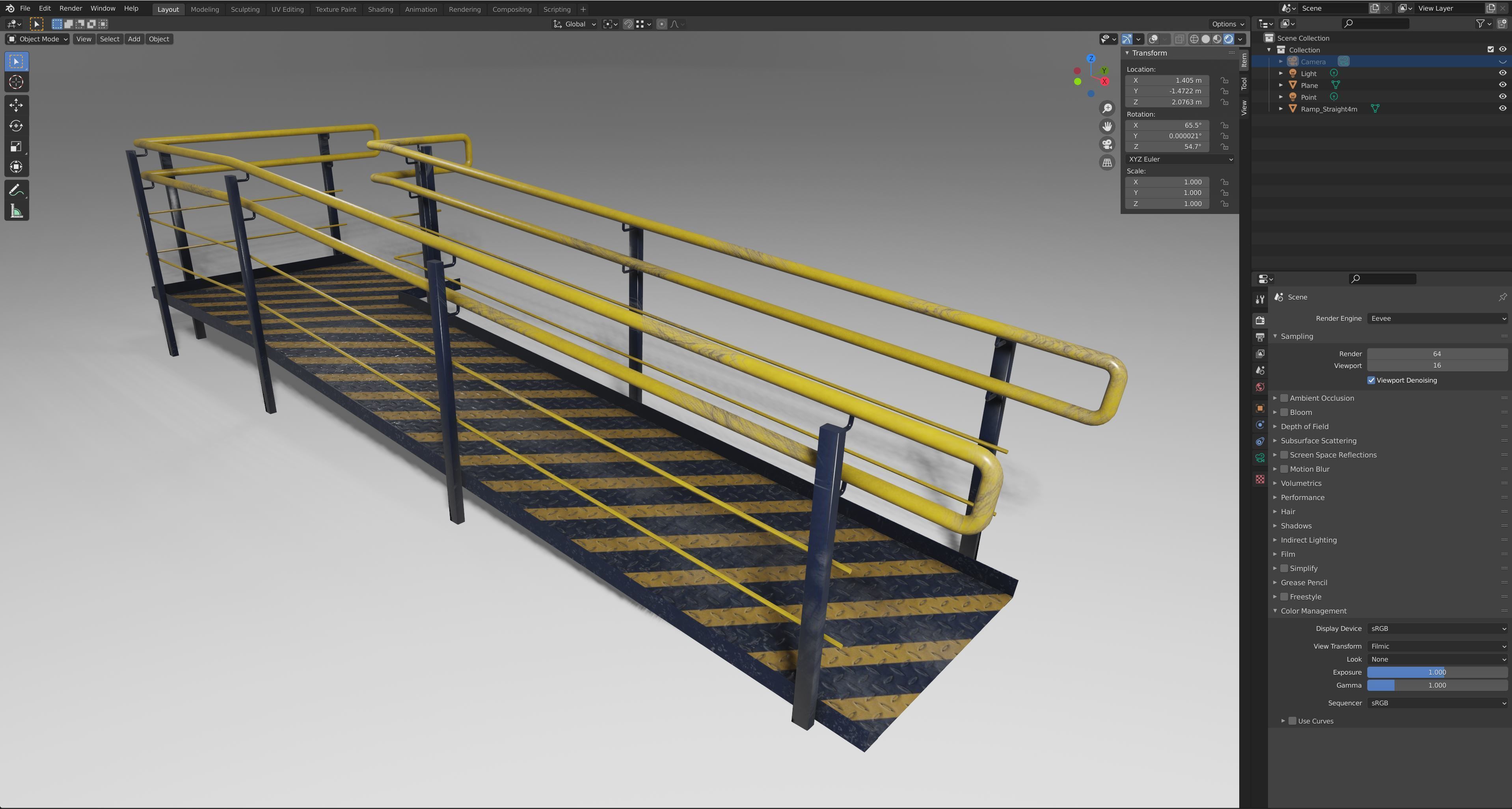 3D model Ramp 01 PBR VR / AR / low-poly | CGTrader