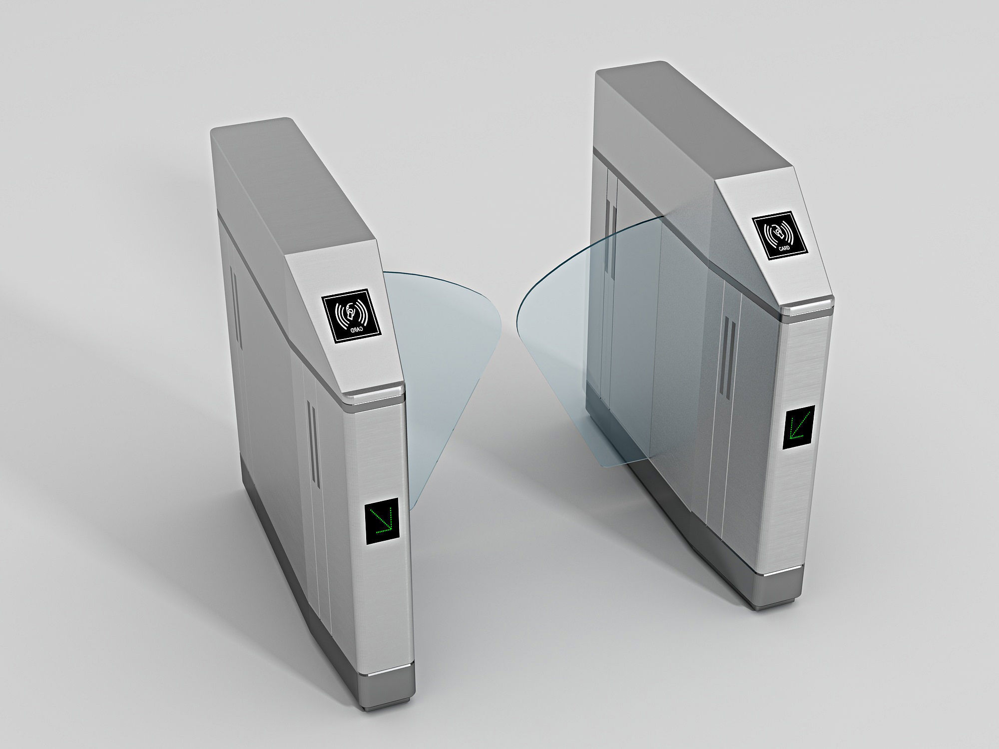 Rotary gate 3D model CGTrader