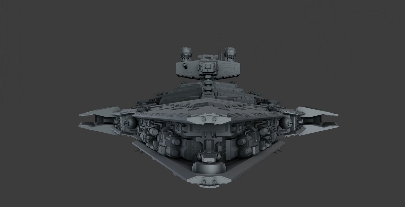 Victory 1 Class Star Destroyer - Star Wars 3D model | CGTrader