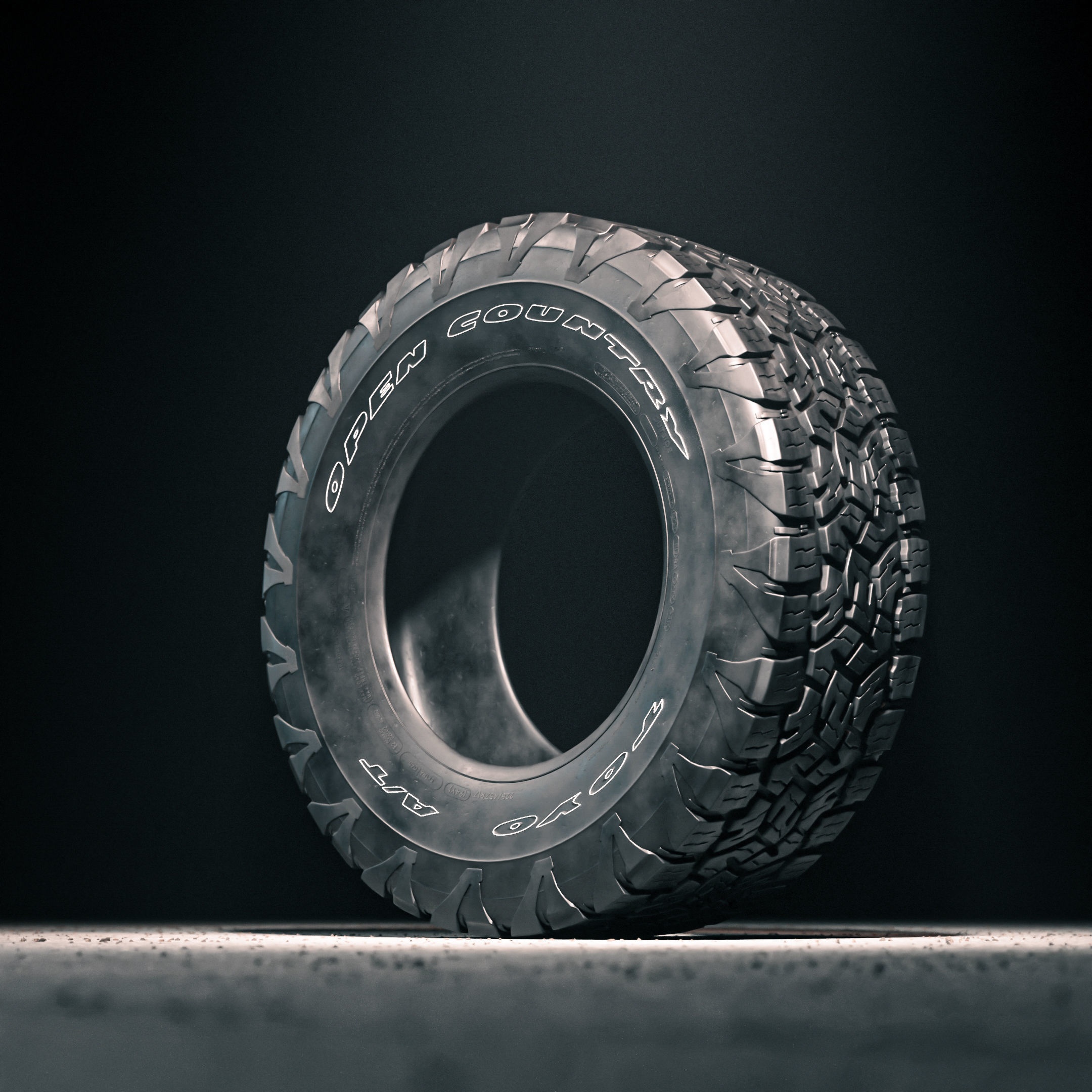 Toyo All Terrain off road tire 3D model CGTrader