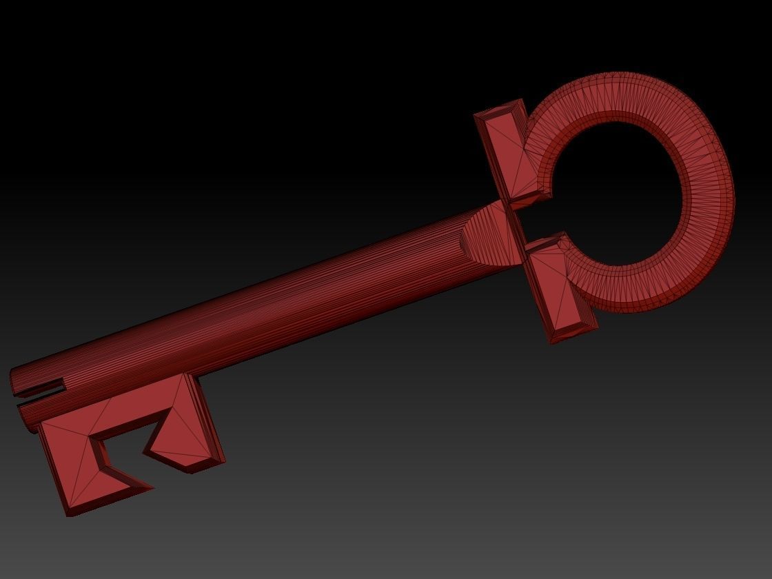 Locke and key Omega key 3D model 3D printable CGTrader