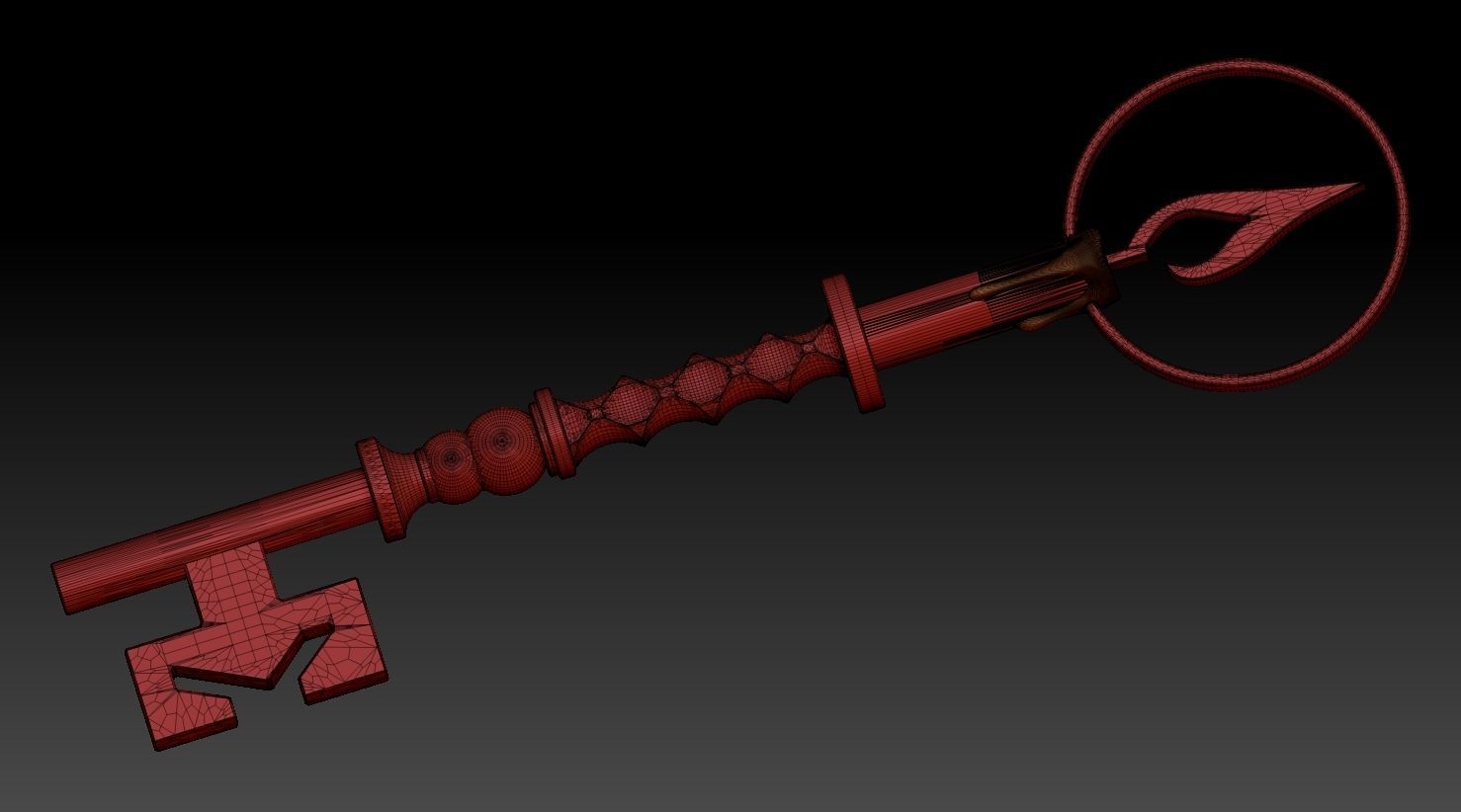 Locke and Key Shadow key 3D model 3D printable CGTrader