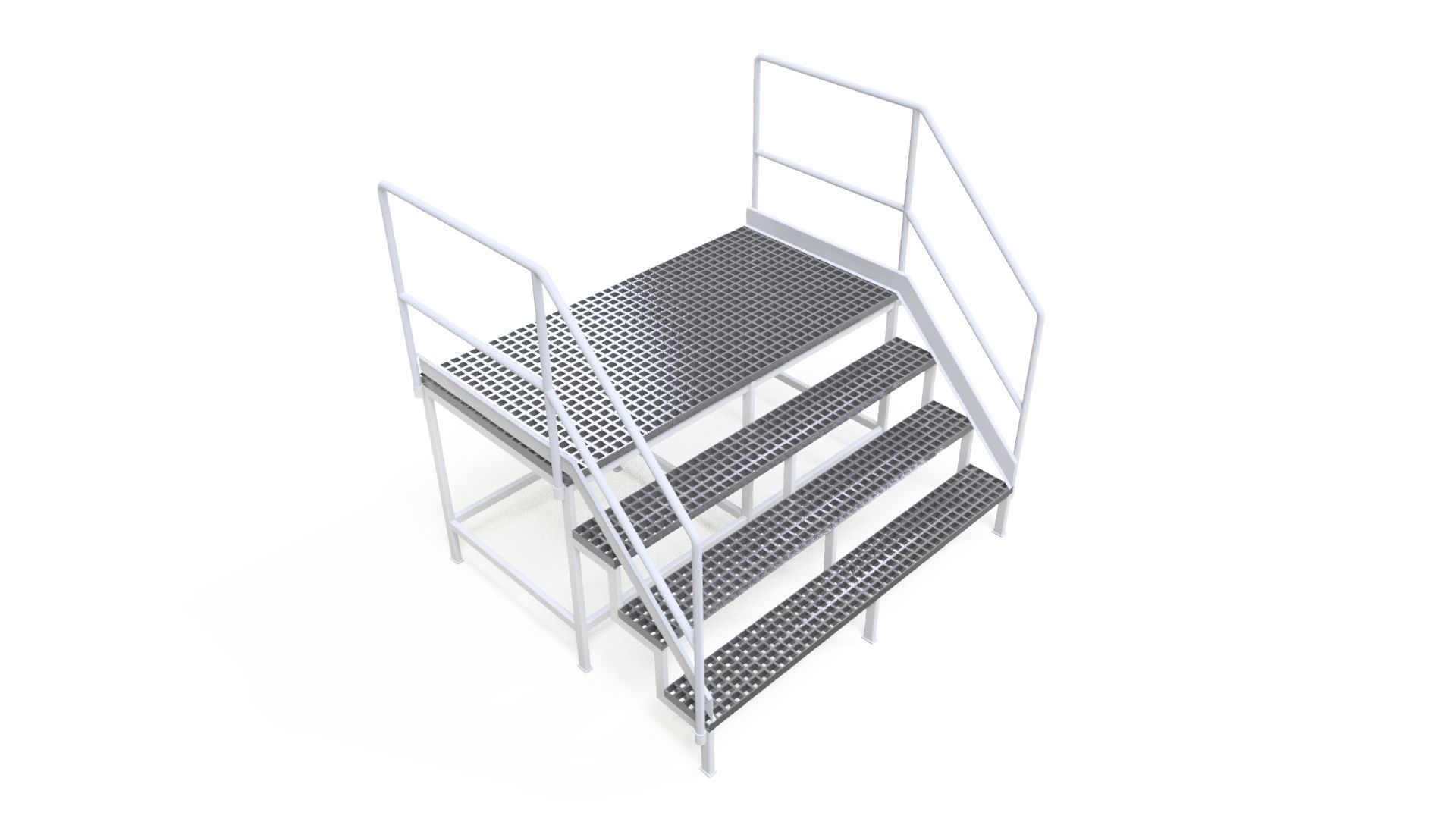 STEEL GRILL PLATFORM