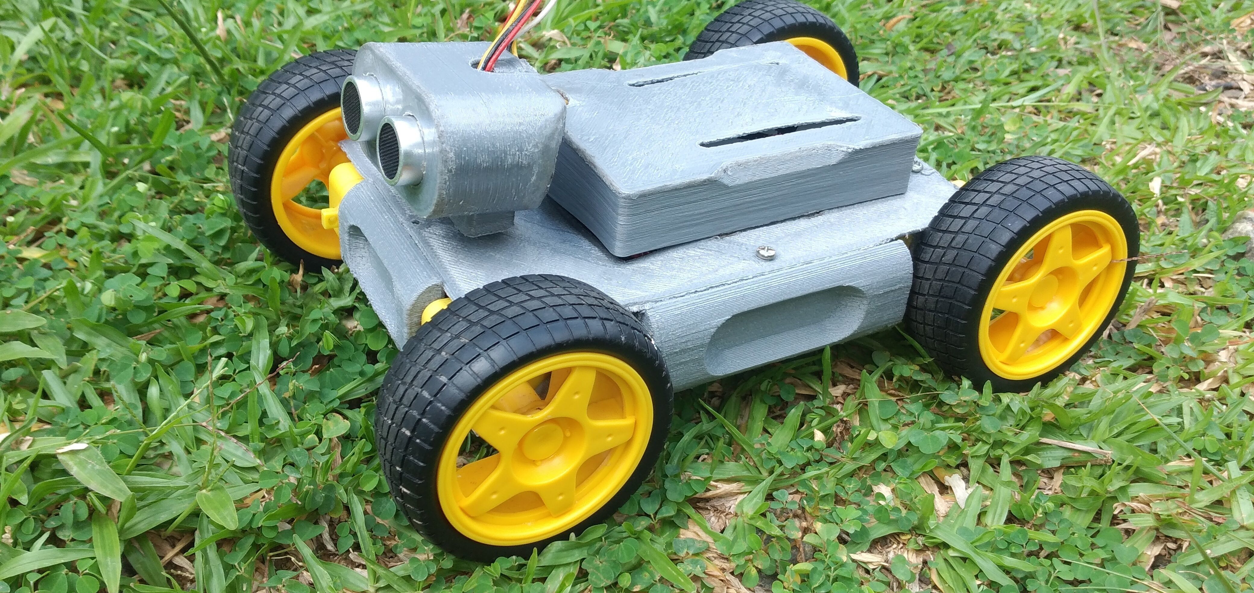 Arduino Obstacle Avoiding Robot Car free 3D model 3D printable | CGTrader
