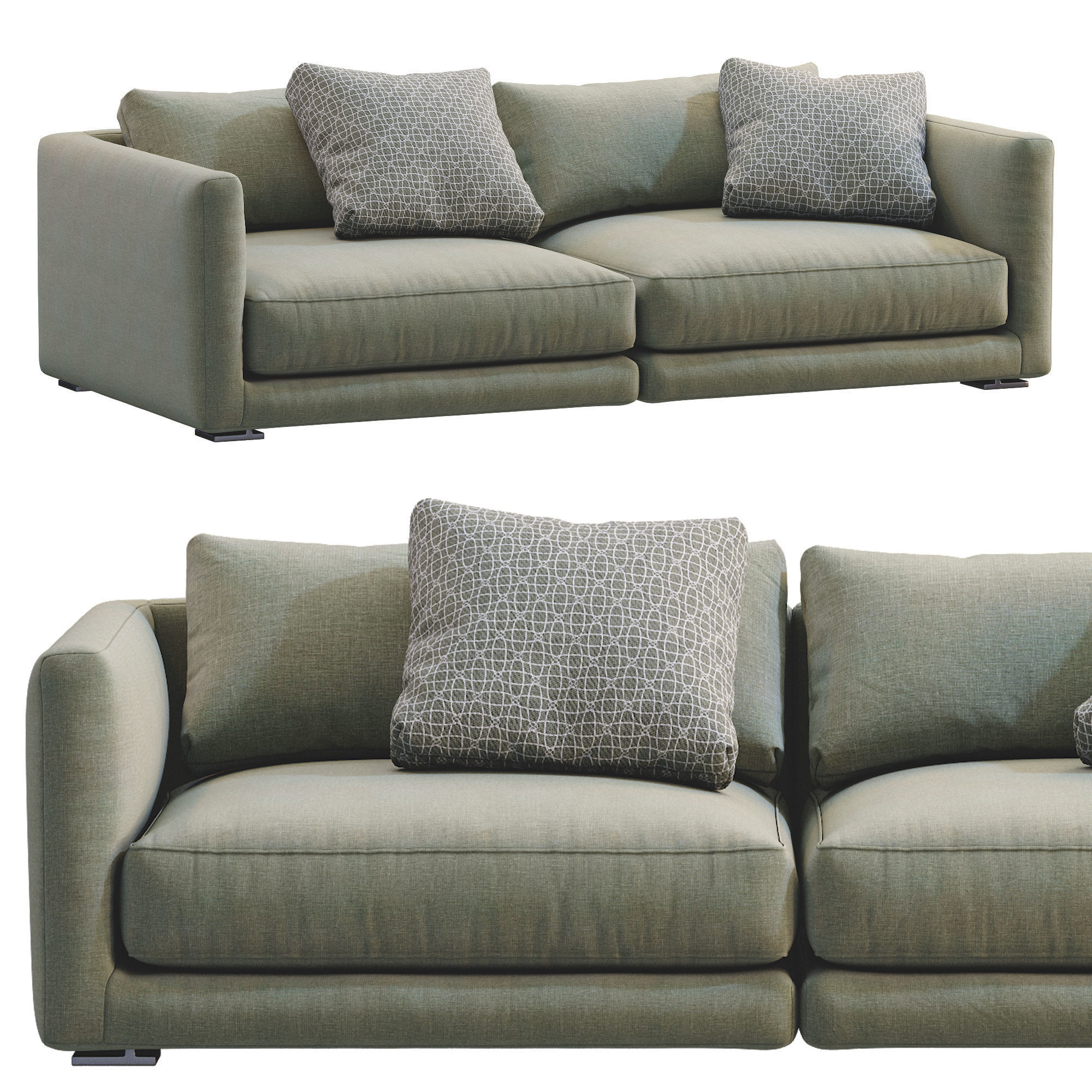 Poliform Sofa BRISTOL 1 3D model CGTrader