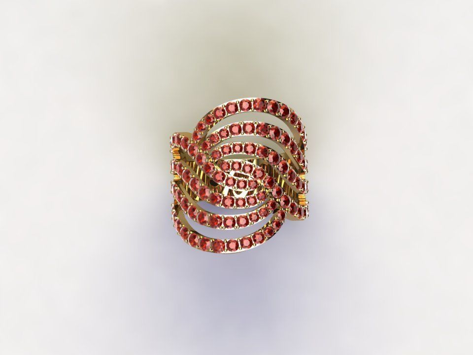 R168 woman ring normal design jewelry 3D model | CGTrader