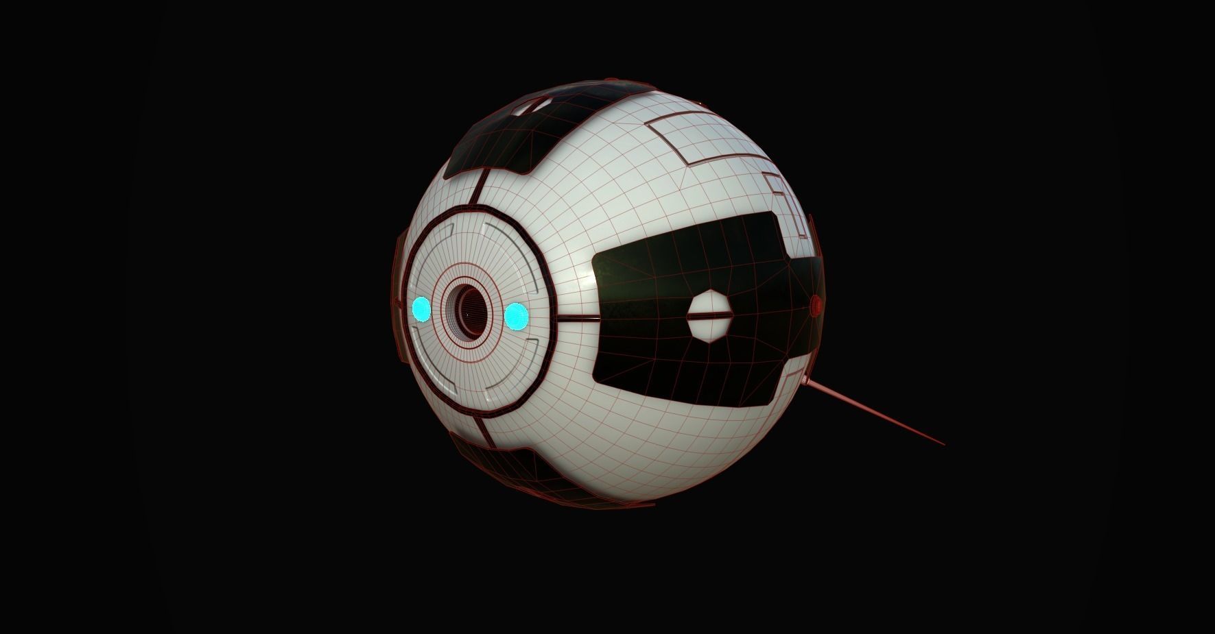 3D model Sci-Fi Recon Drone VR / AR / low-poly | CGTrader
