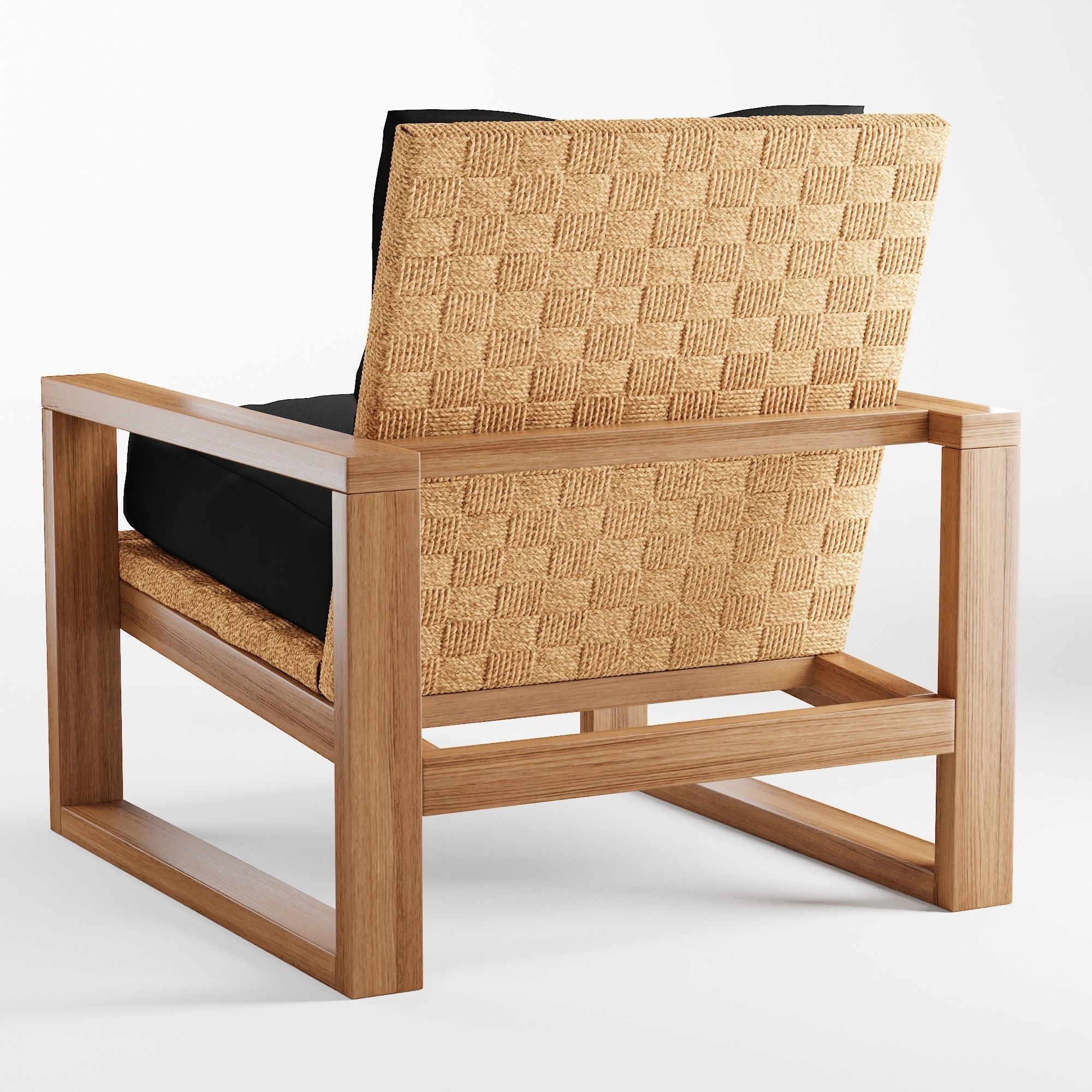 Ventura Woven Accent Chair 3D model CGTrader