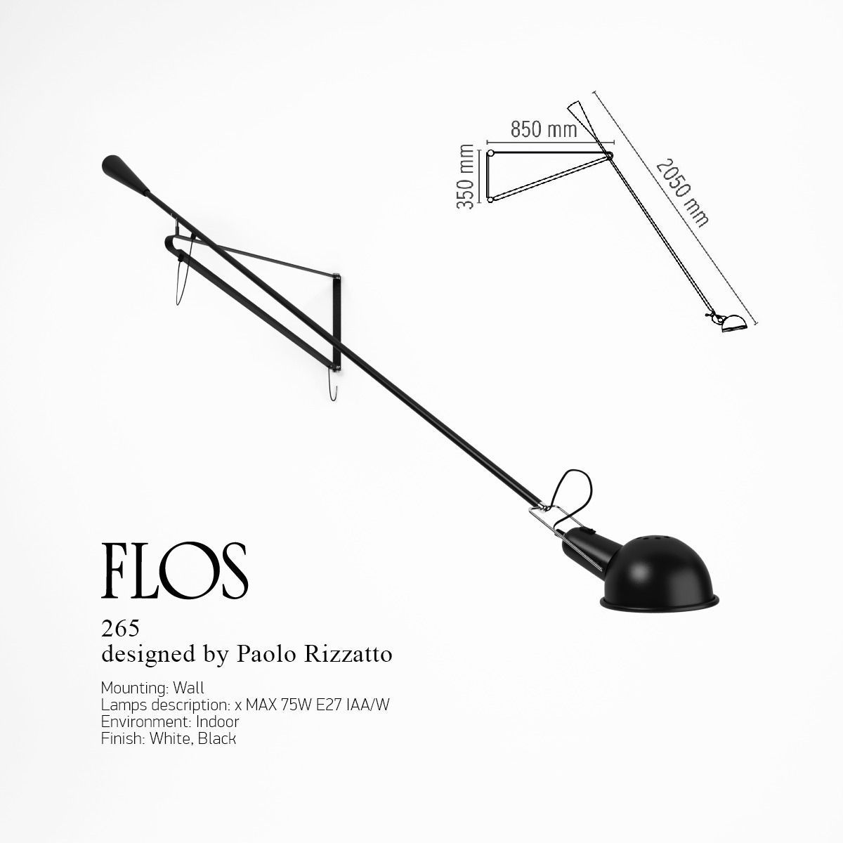 265 Modern Wall Lamp Designed By Paolo Rizzatto 3d Model Max Obj Fbx Mtl 265 Modern Wall Lamp Designed By Paolo Rizzatto 3d Model Max Obj Fbx Mtl 1