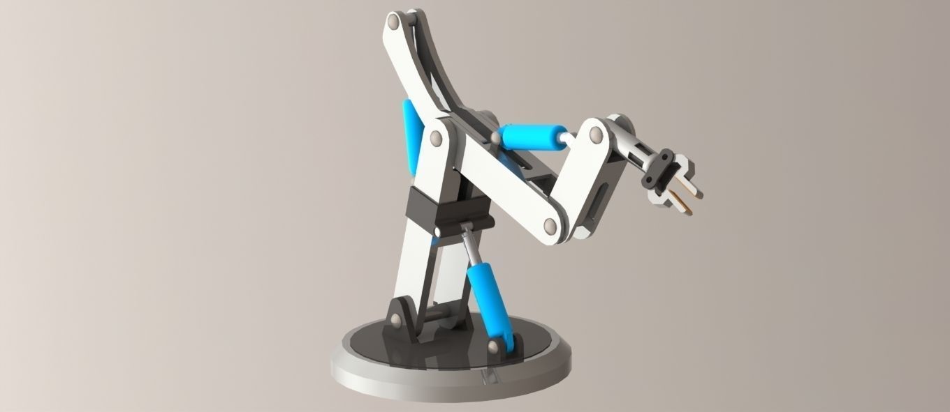 3D model Hydraulic Arm CGTrader