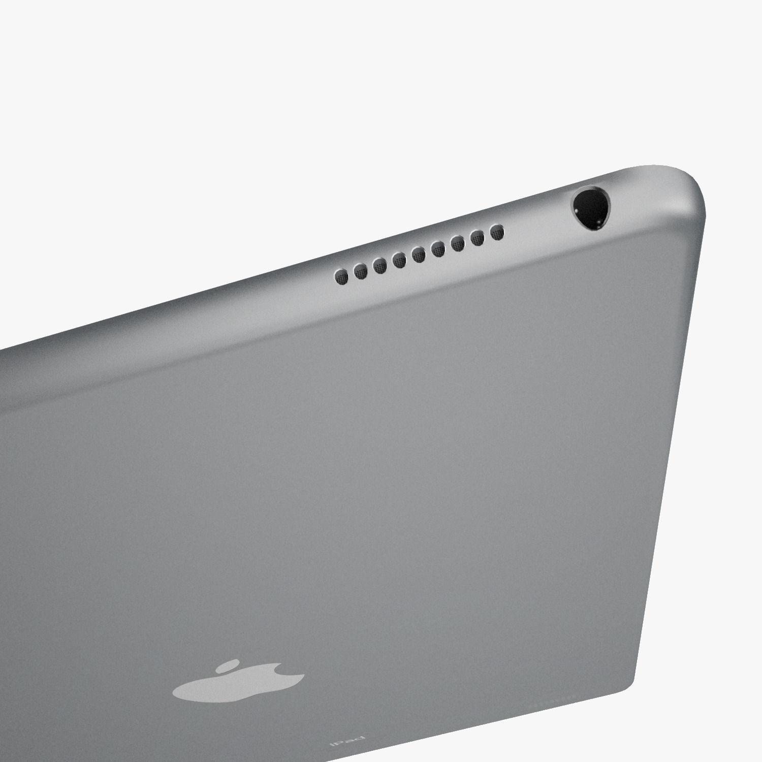 Apple iPad Pro Space Gray 3D model CGTrader