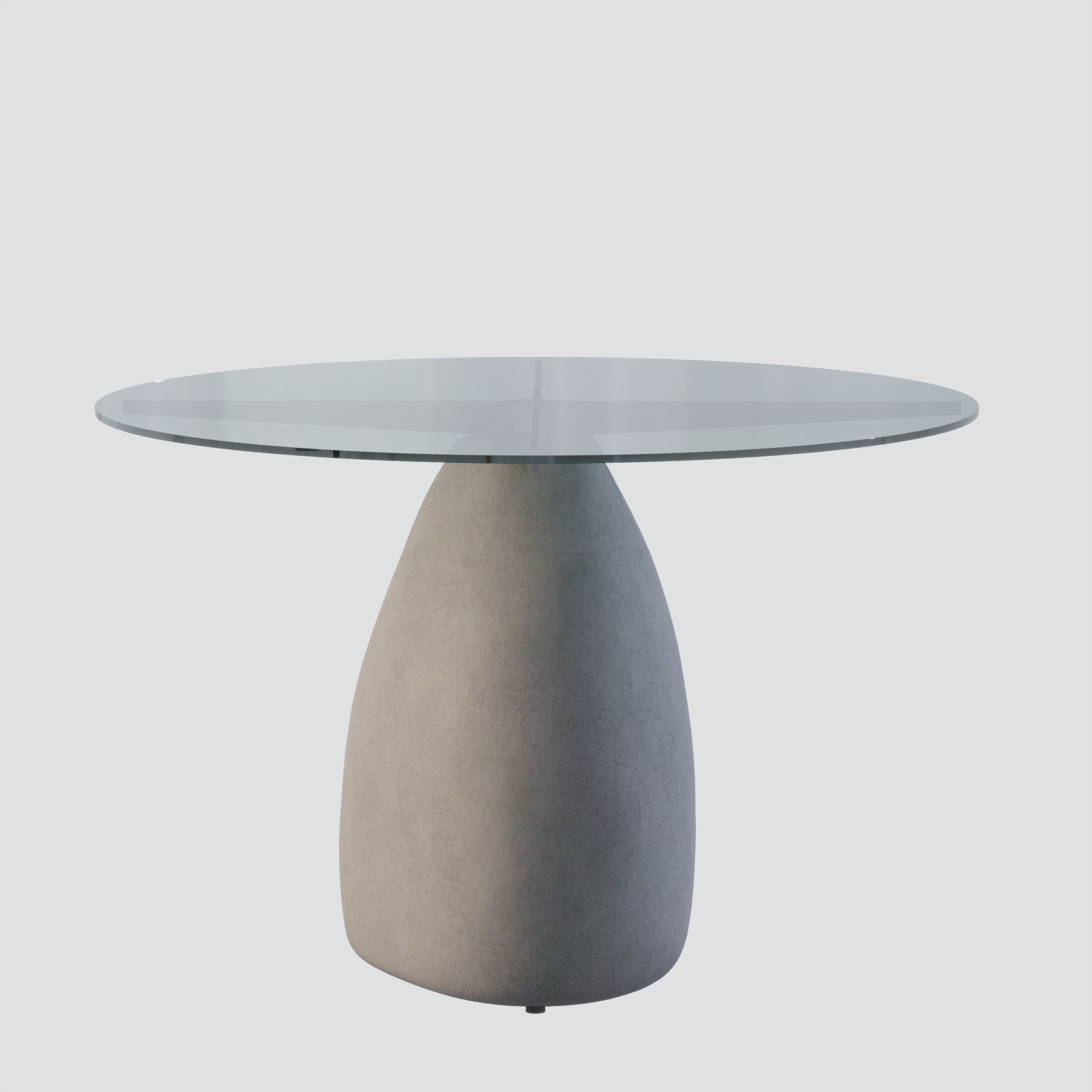 STONE GREY DINING TABLES CB2 3D model CGTrader