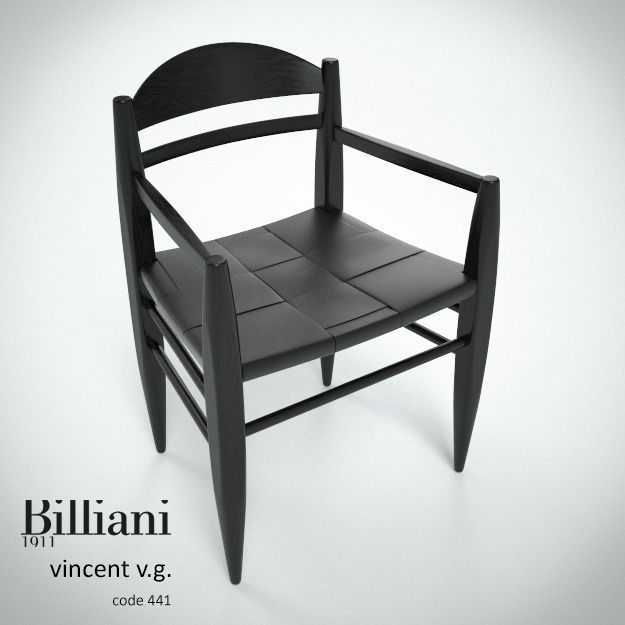 Billiani Vincent VG armchair black