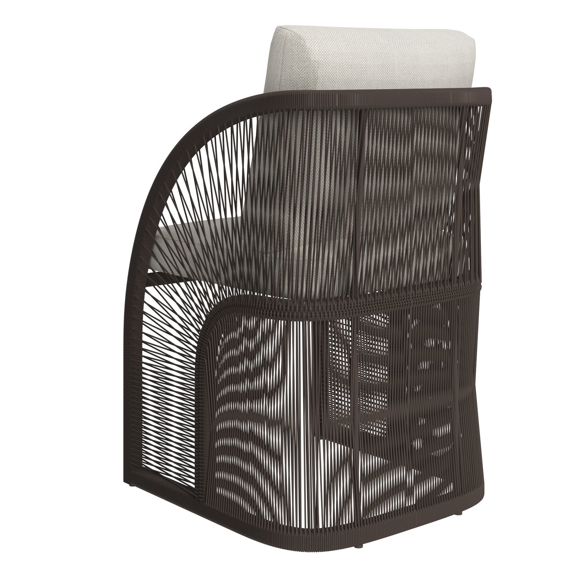 Restoration Hardware Pavona Chair Trento Travertine Dining Table 3D