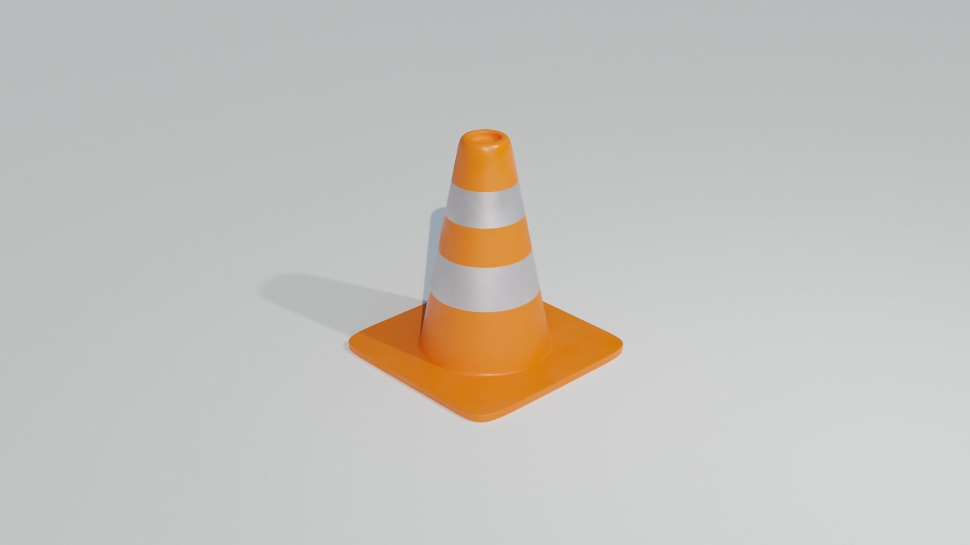 Traffic Cone Low-poly 3D Model 3D model | CGTrader