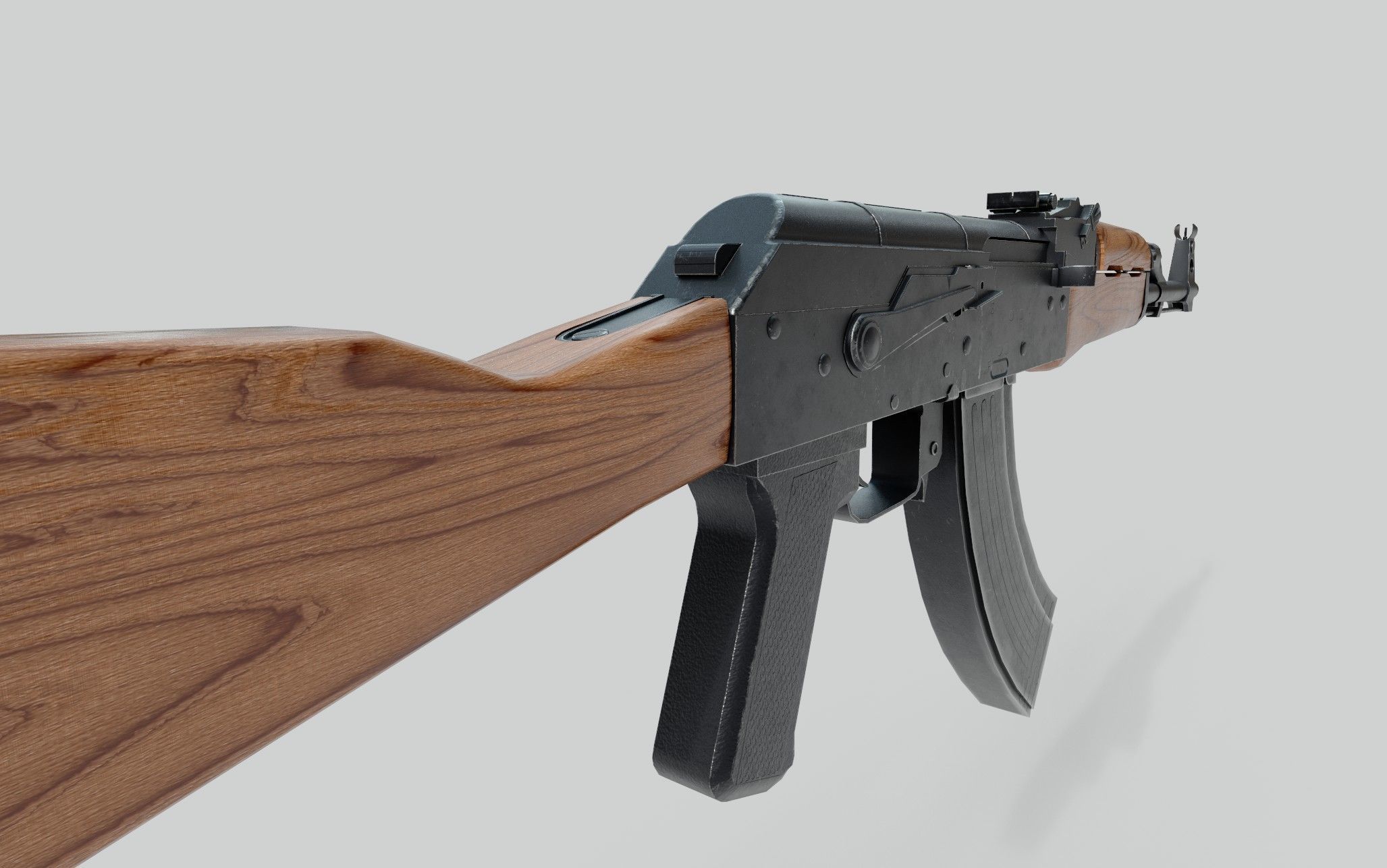 3D model AK47 Assault Rifle Game Ready VR / AR / low-poly | CGTrader