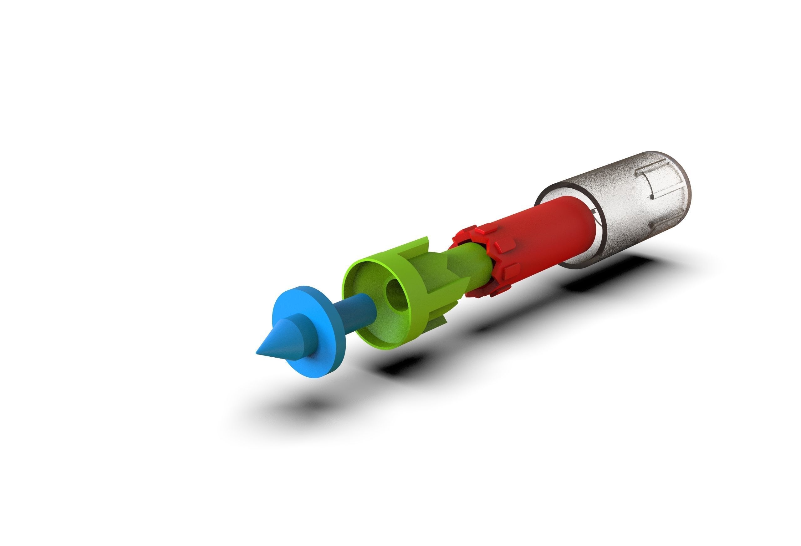 clicking pen mechanism 3D model CGTrader