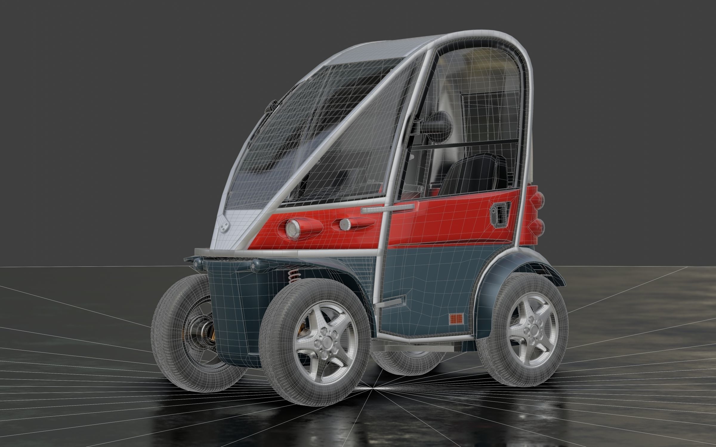 Kyburz PLUS II Swiss electric vehicle 3D model CGTrader
