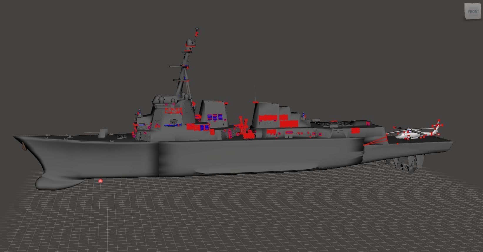 ArleighBurke 3D model 3D printable | CGTrader