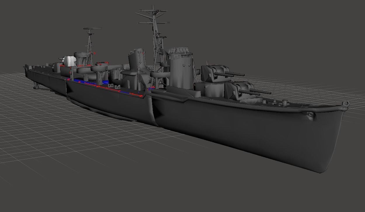 ArleighBurke 3D model 3D printable | CGTrader