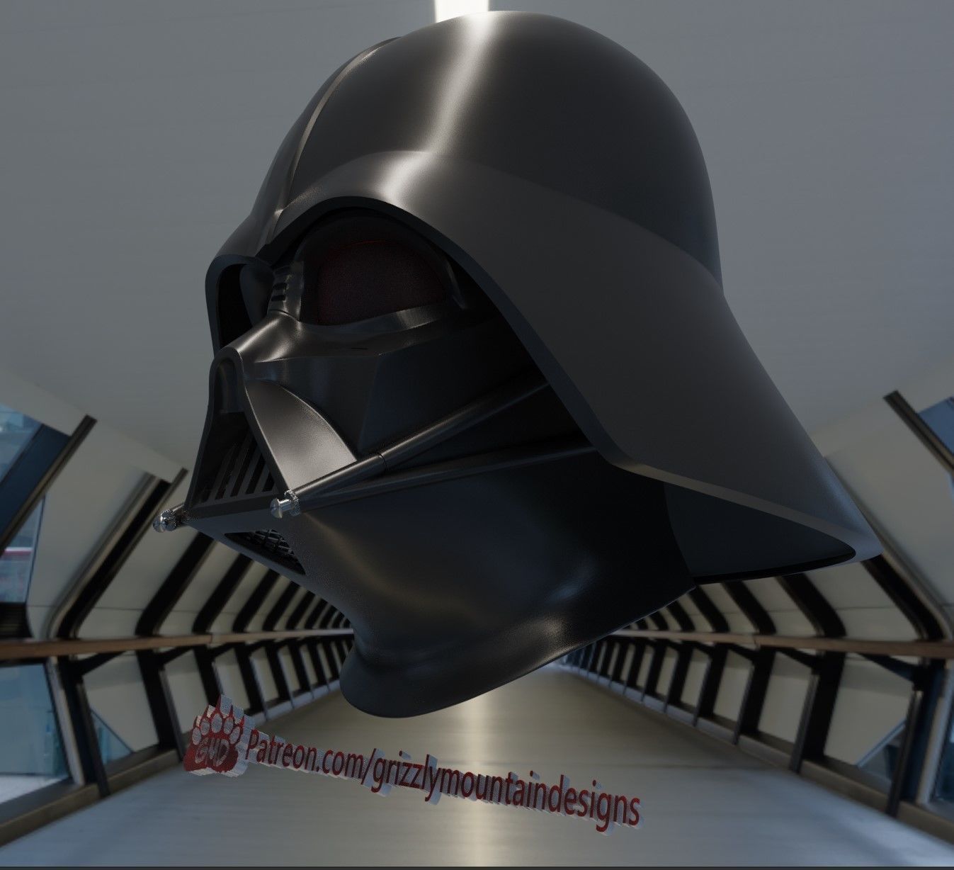 Darth Vader Rogue one Accurate helmet 3D model 3D printable CGTrader