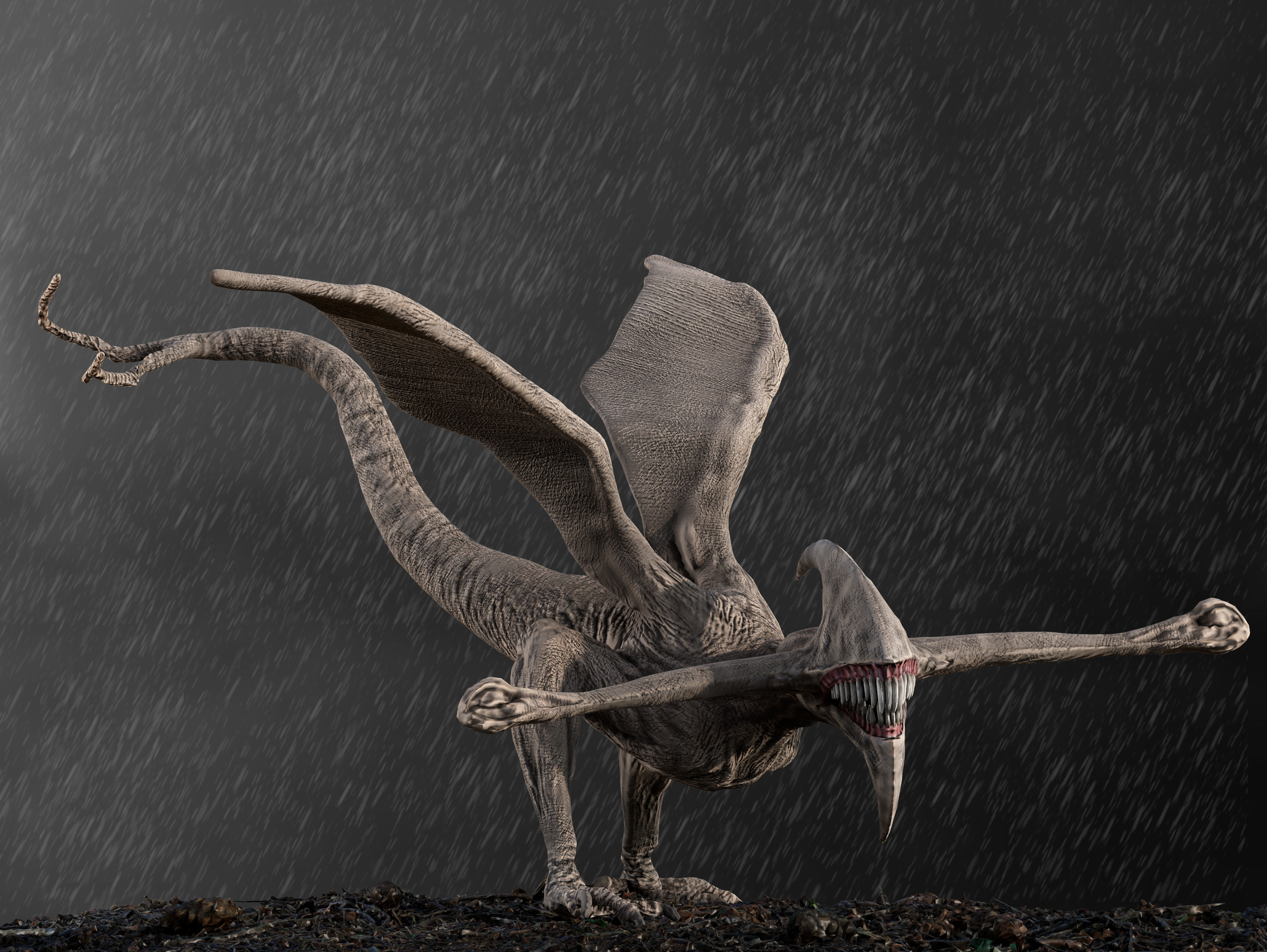 3D model Bioraptor VR / AR / low-poly rigged | CGTrader