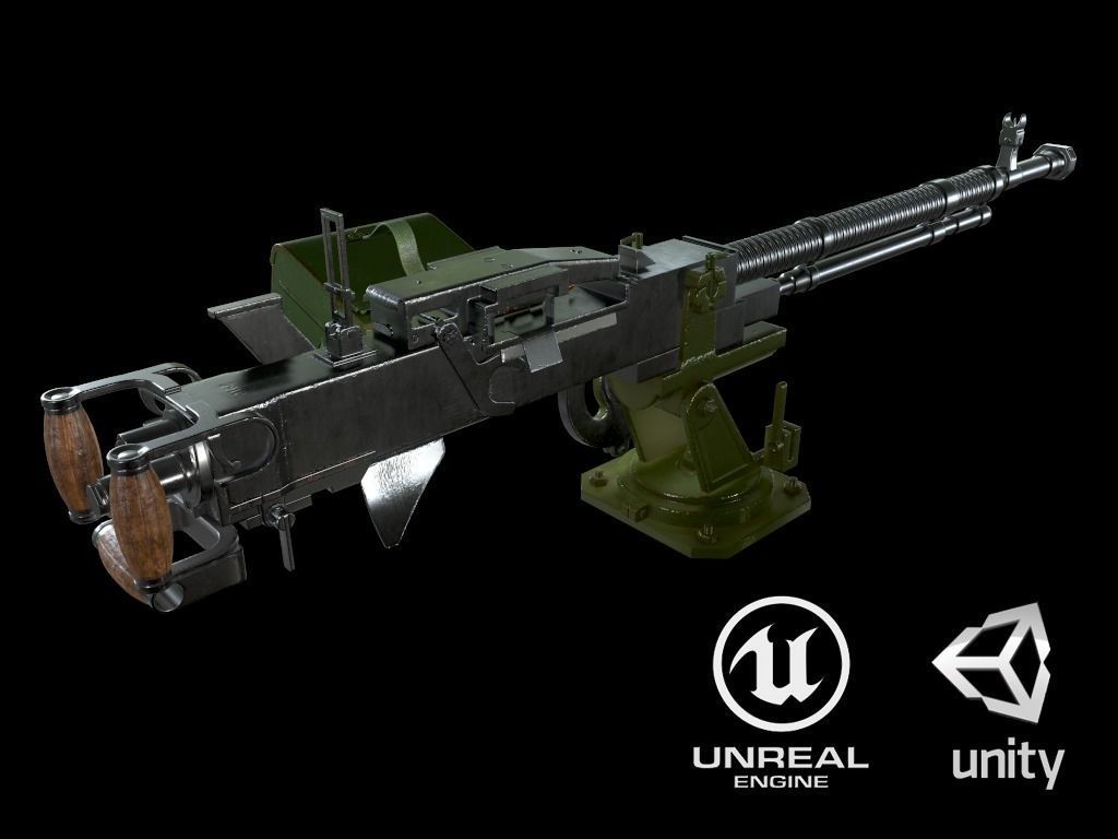 Dshk Heavy Machine Gun