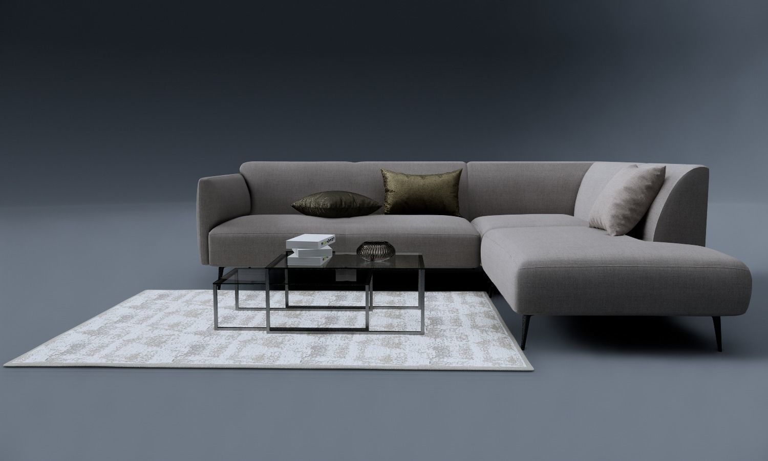 CORNER SOFA FAMILY FOR REVIT 3D model CGTrader