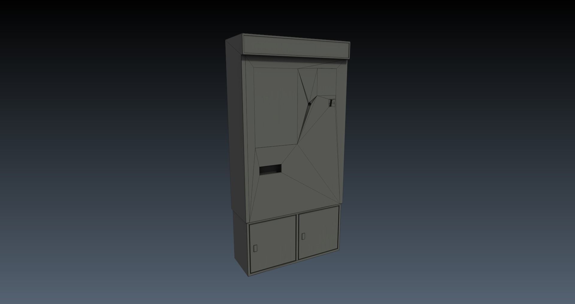 Low-Poly Bus Stop Pack free VR / AR / low-poly 3D model | CGTrader