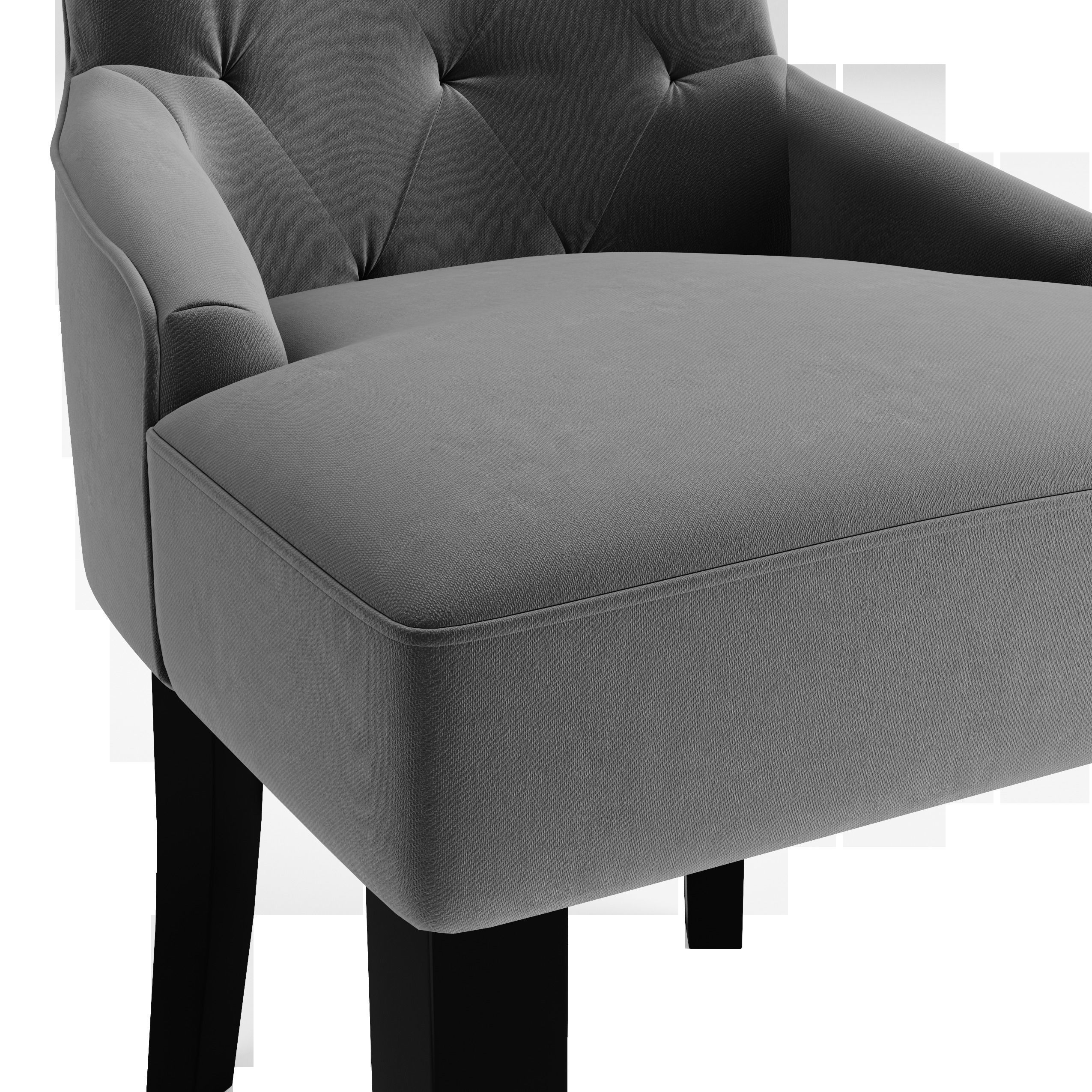 Christopher Knight Home Hayden Tufted Fabric Dining 3D model CGTrader