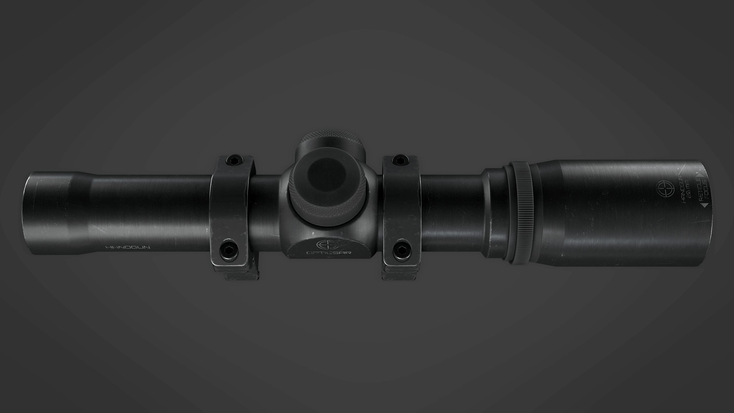 3D model Handgun Scope VR / AR / low-poly | CGTrader