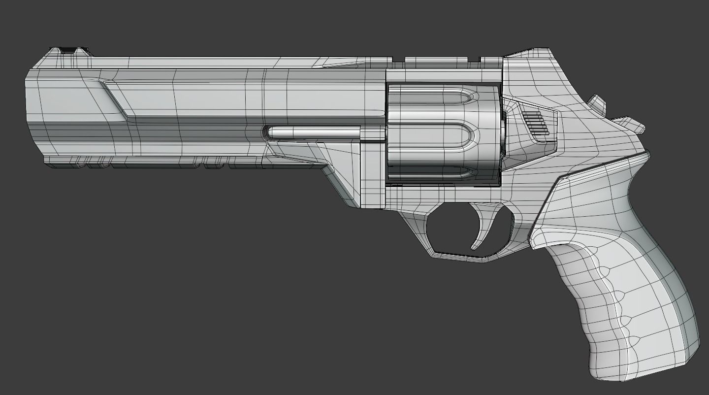 3D model 3D model python gun - skin gun in Valorant VR / AR / low-poly ...