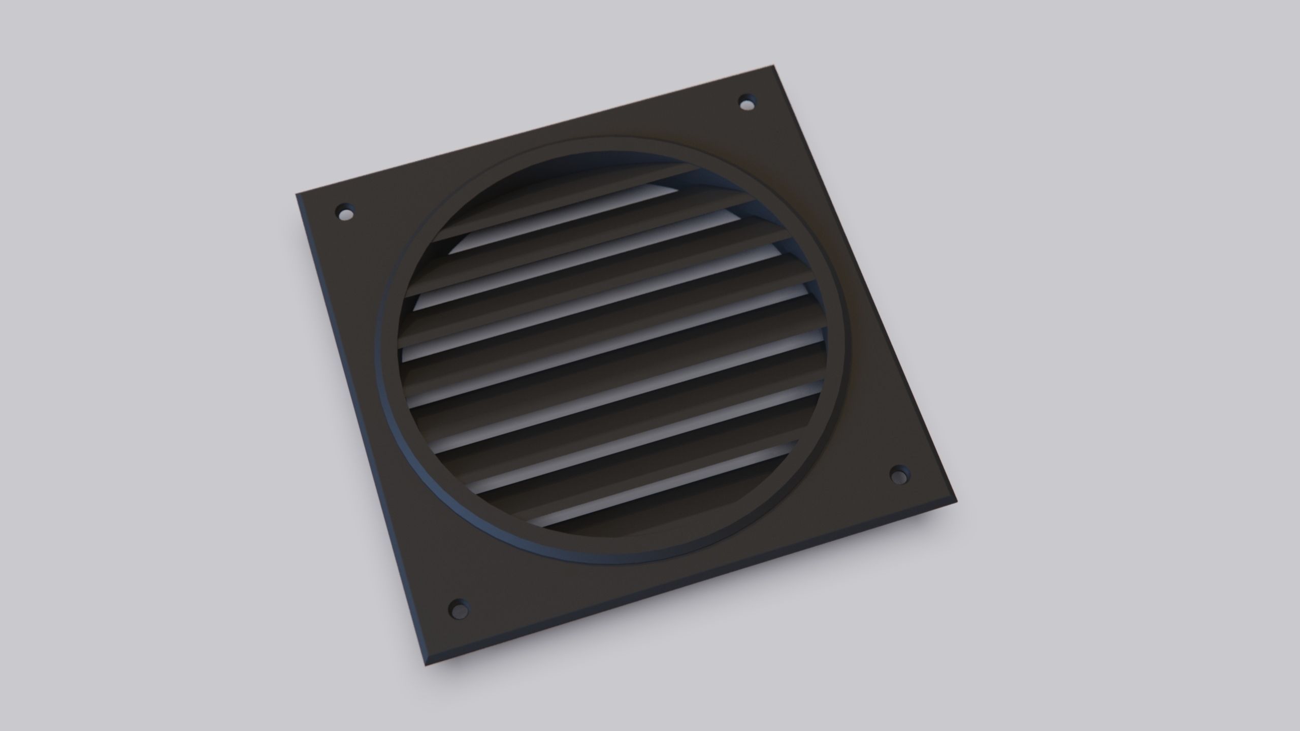 Vent cover 80mm 3D model 3D printable | CGTrader