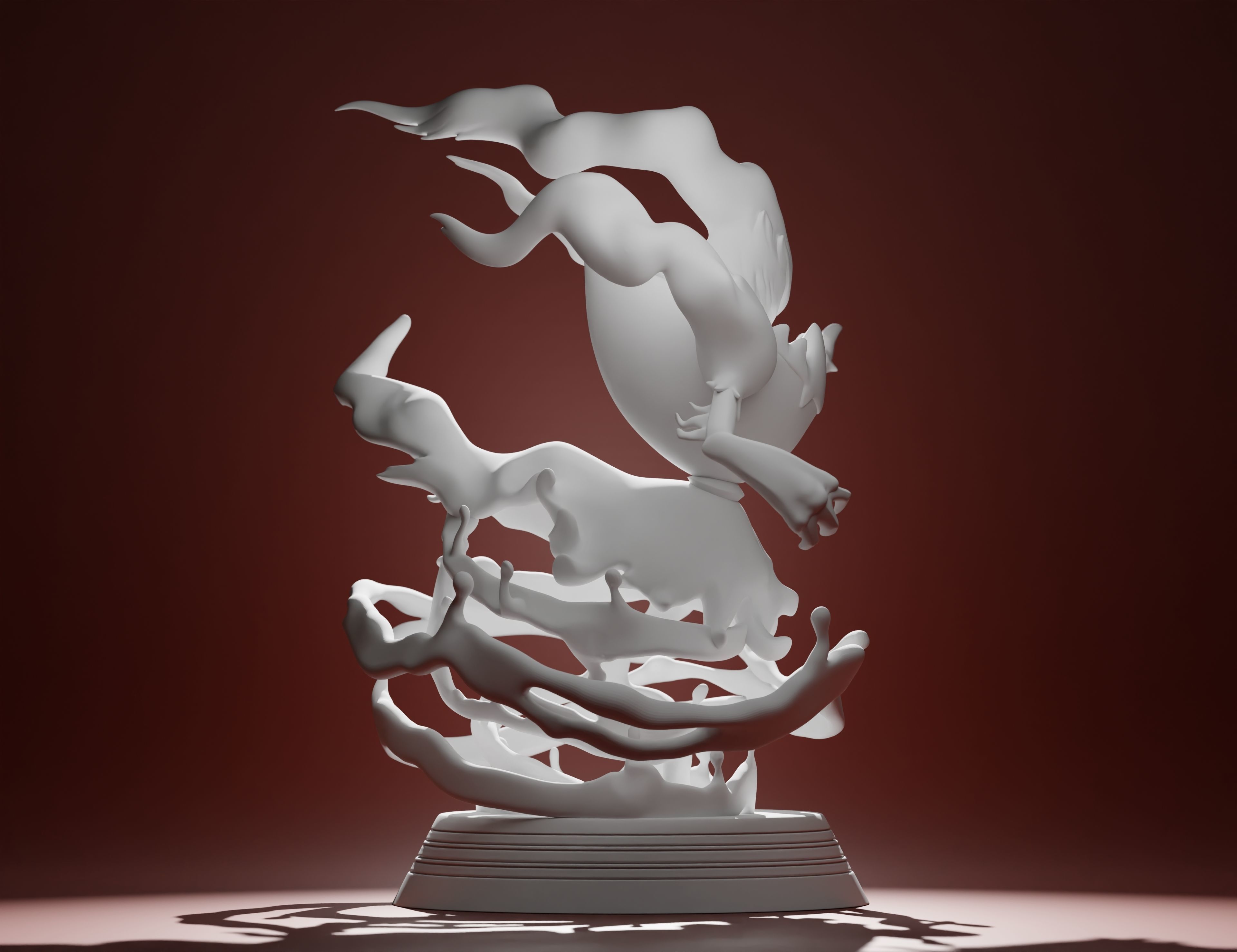 DARKRAI - 3D PRINTABLE POKEMON with cuts and as a whole 3D model 3D ...