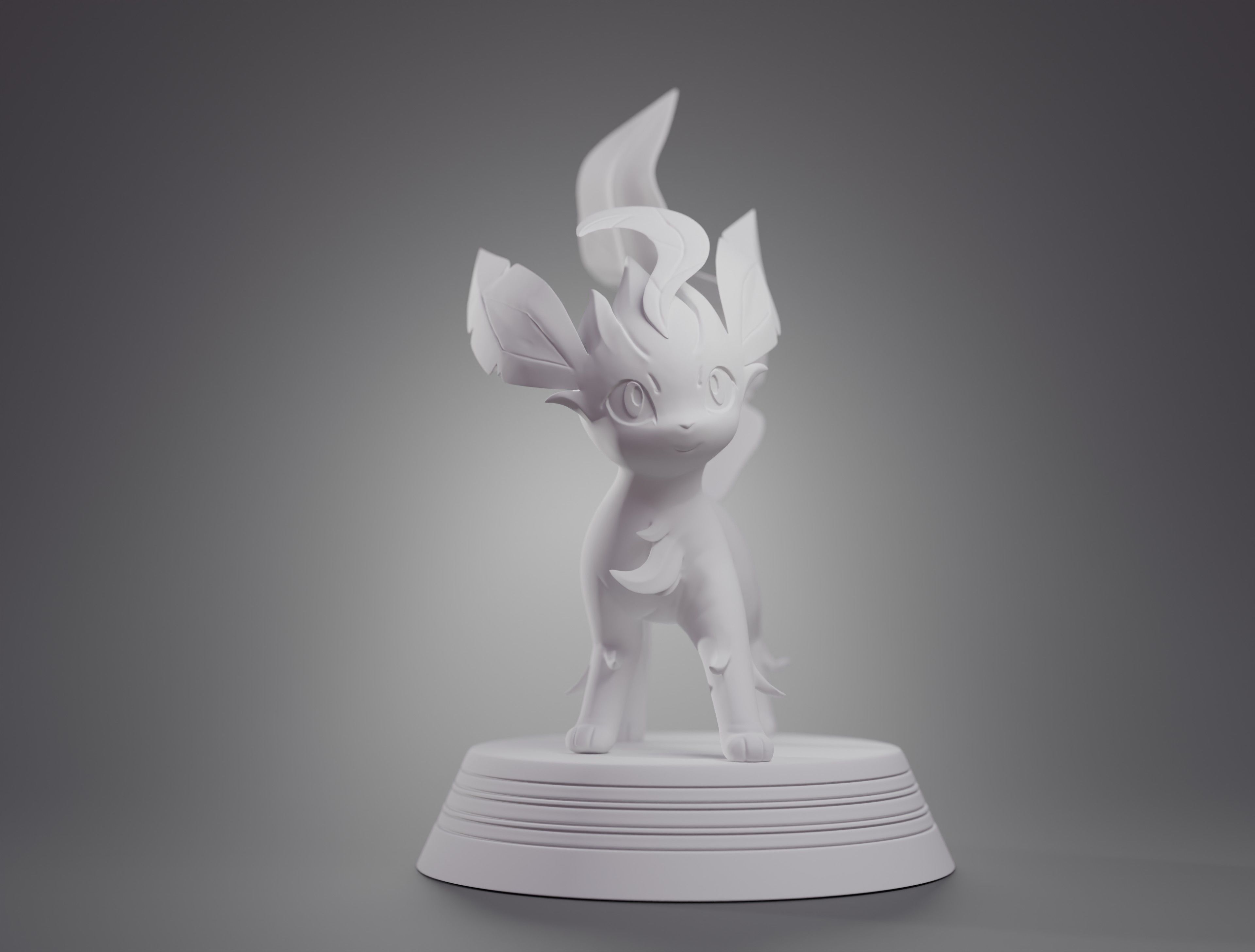LEAFEON - 3D PRINTABLE POKEMON 3D model 3D printable | CGTrader