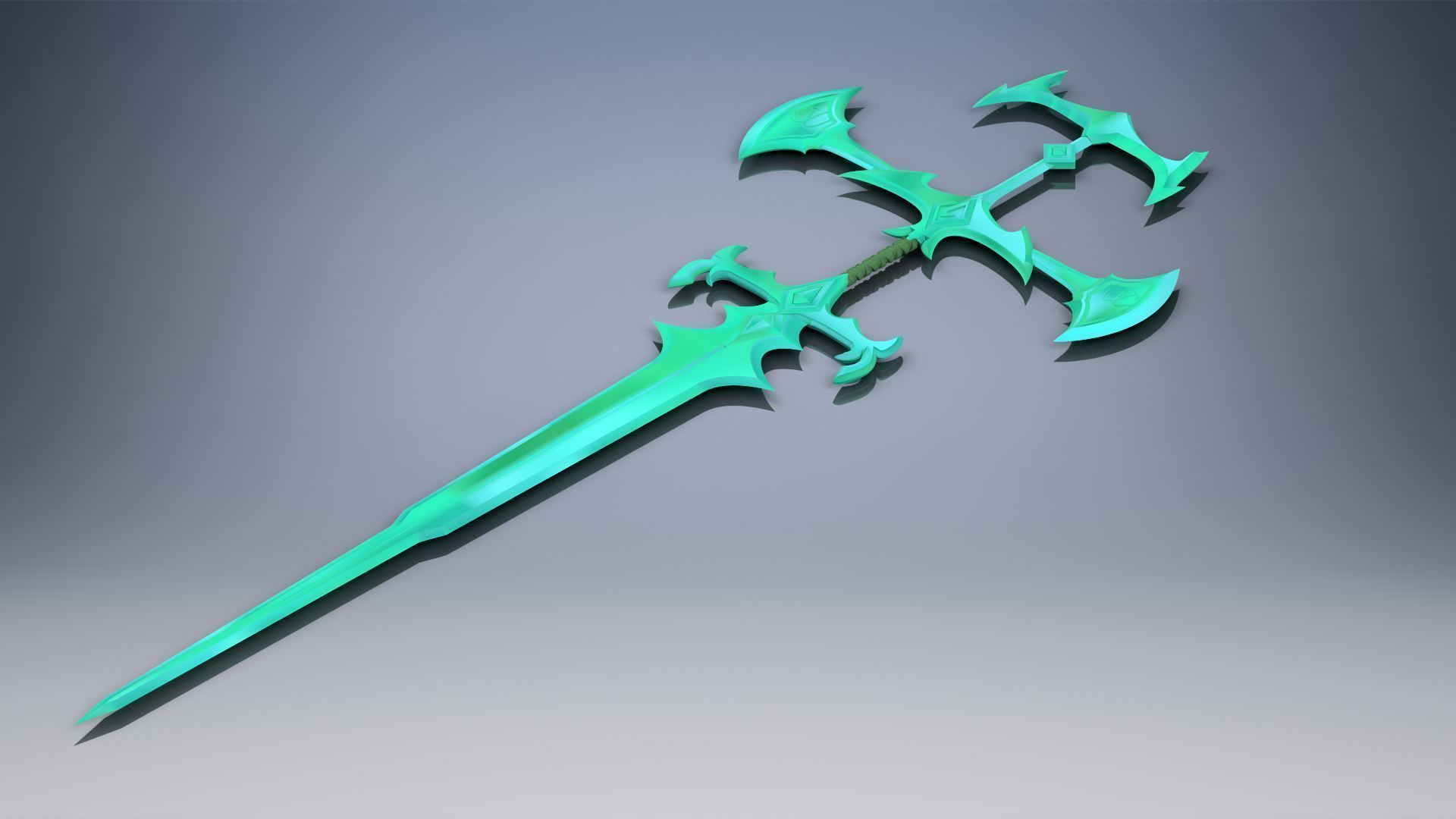 Sword of the Ruined King league of legends Viego 3D model 3D printable CGTrader