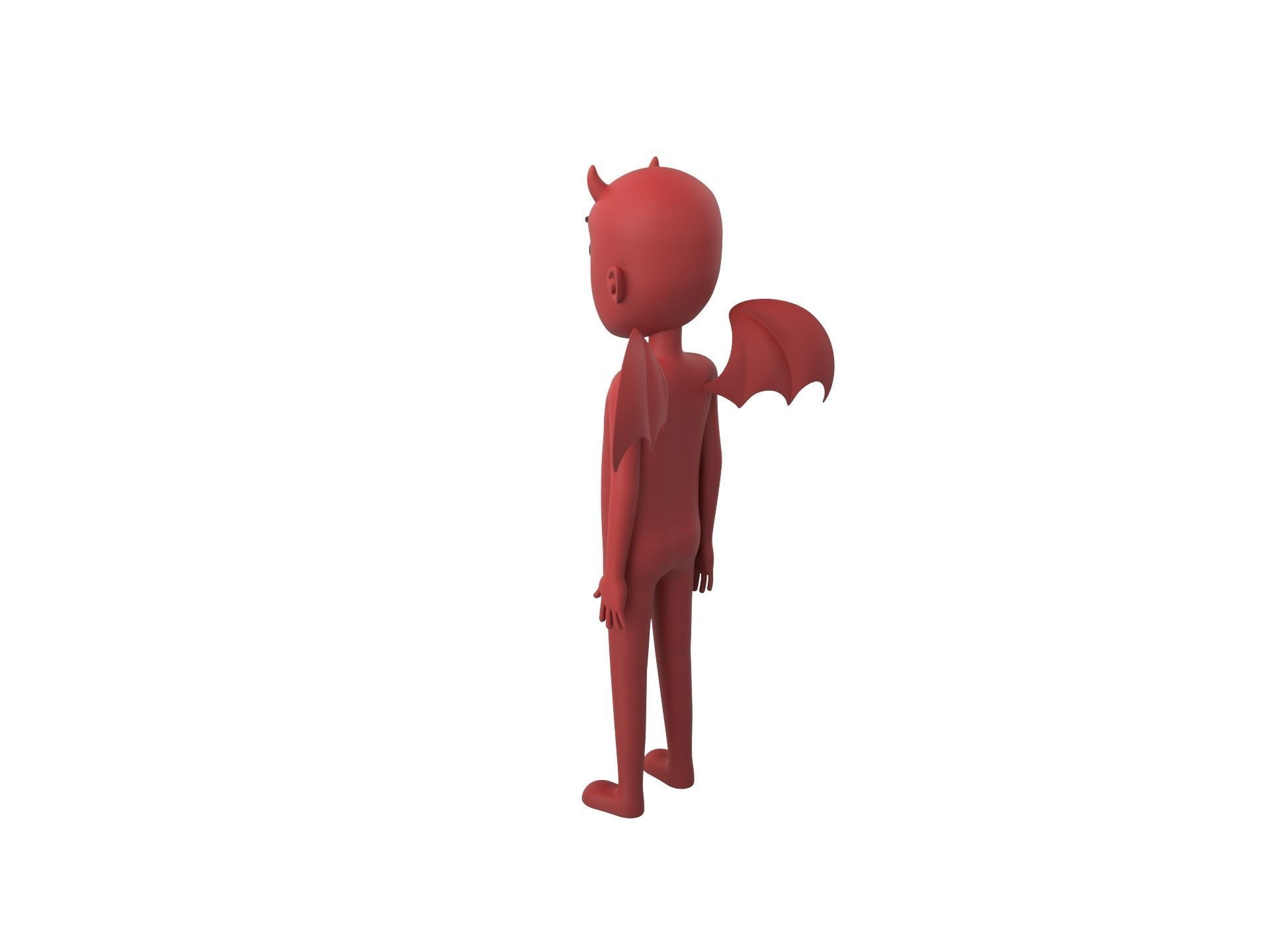 Character150 Rigged Devil 3D model rigged | CGTrader
