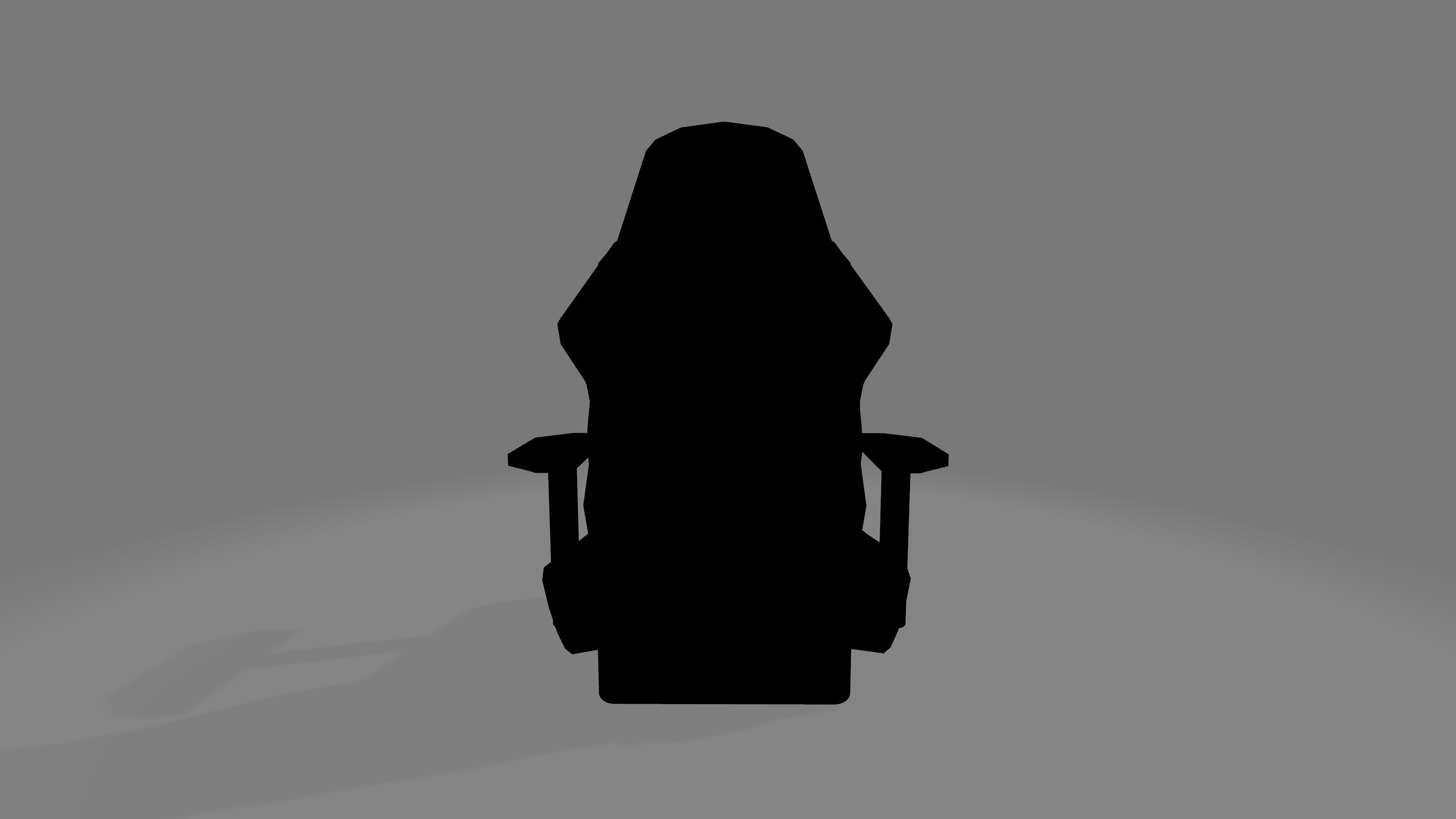 3D model Gaming chair with no legs VR / AR / lowpoly CGTrader