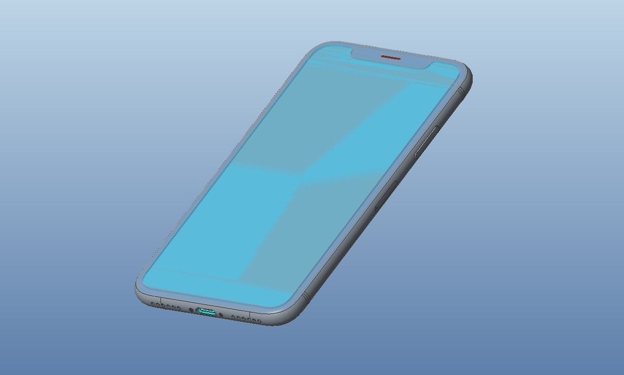 iPhone X - original dimensions 3D model | CGTrader