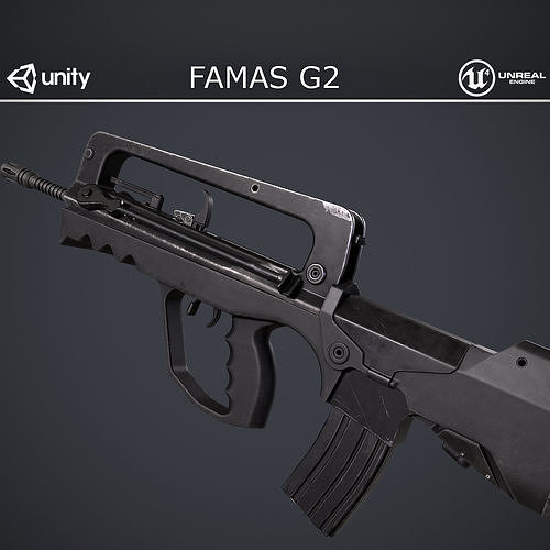 3D model FAMAS G2 Rifle VR / AR / lowpoly CGTrader