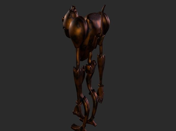 3D model Old Robat VR / AR / low-poly | CGTrader