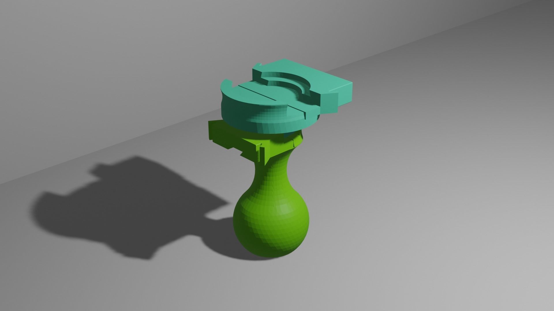 Model Painting Handle 3D model 3D printable CGTrader