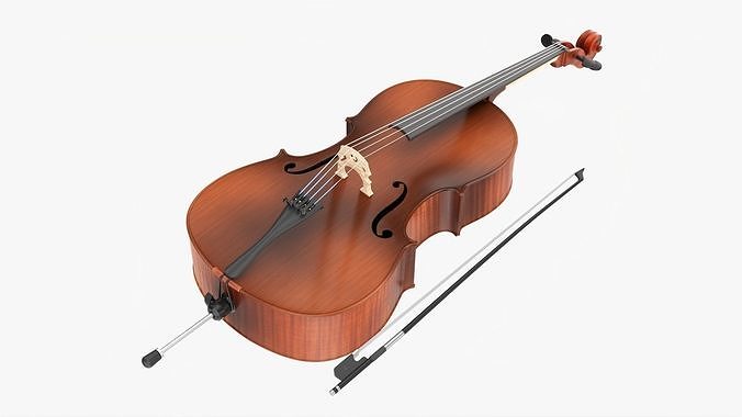 Acoustic cello 3D model | CGTrader