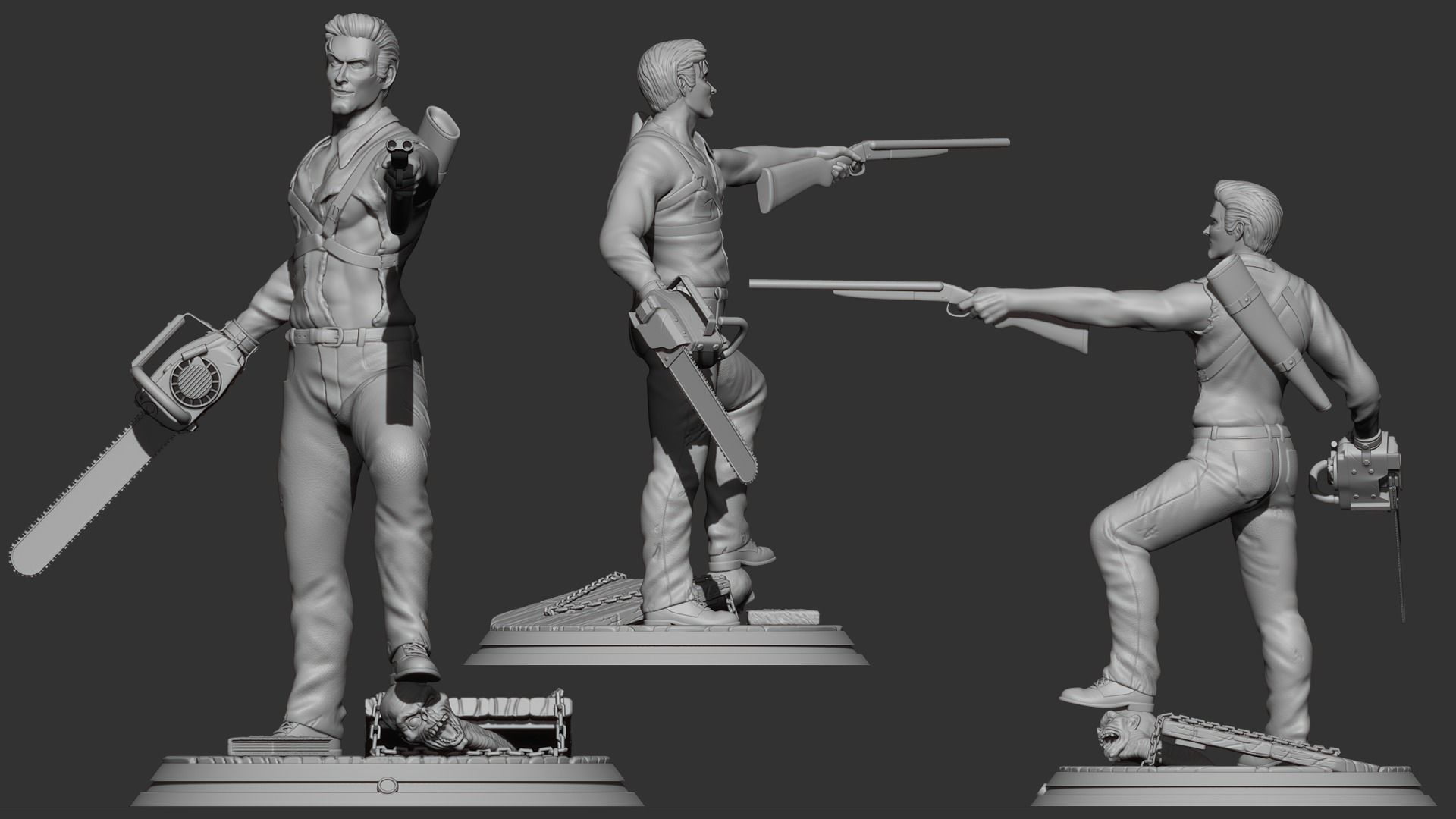 Ash Williams 3D Model 3D Printable CGTrader Ash Williams 3D Model 3D Printable CGTrader