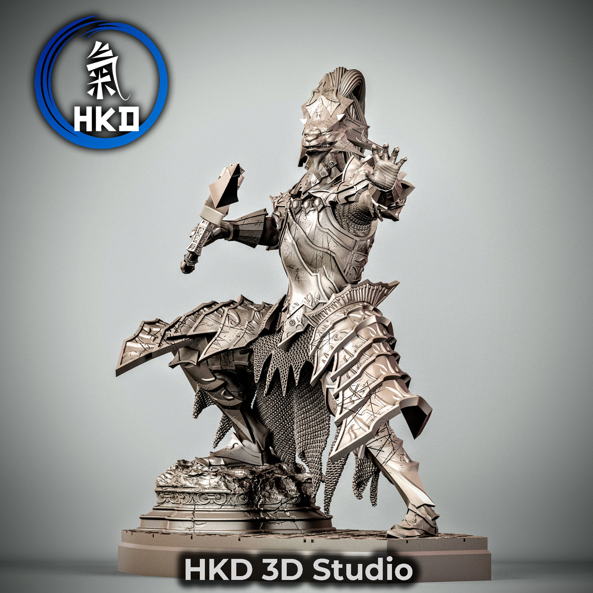 Ornstein Dragonslayer fan art - Dark souls 3D model 3D printable | CGTrader