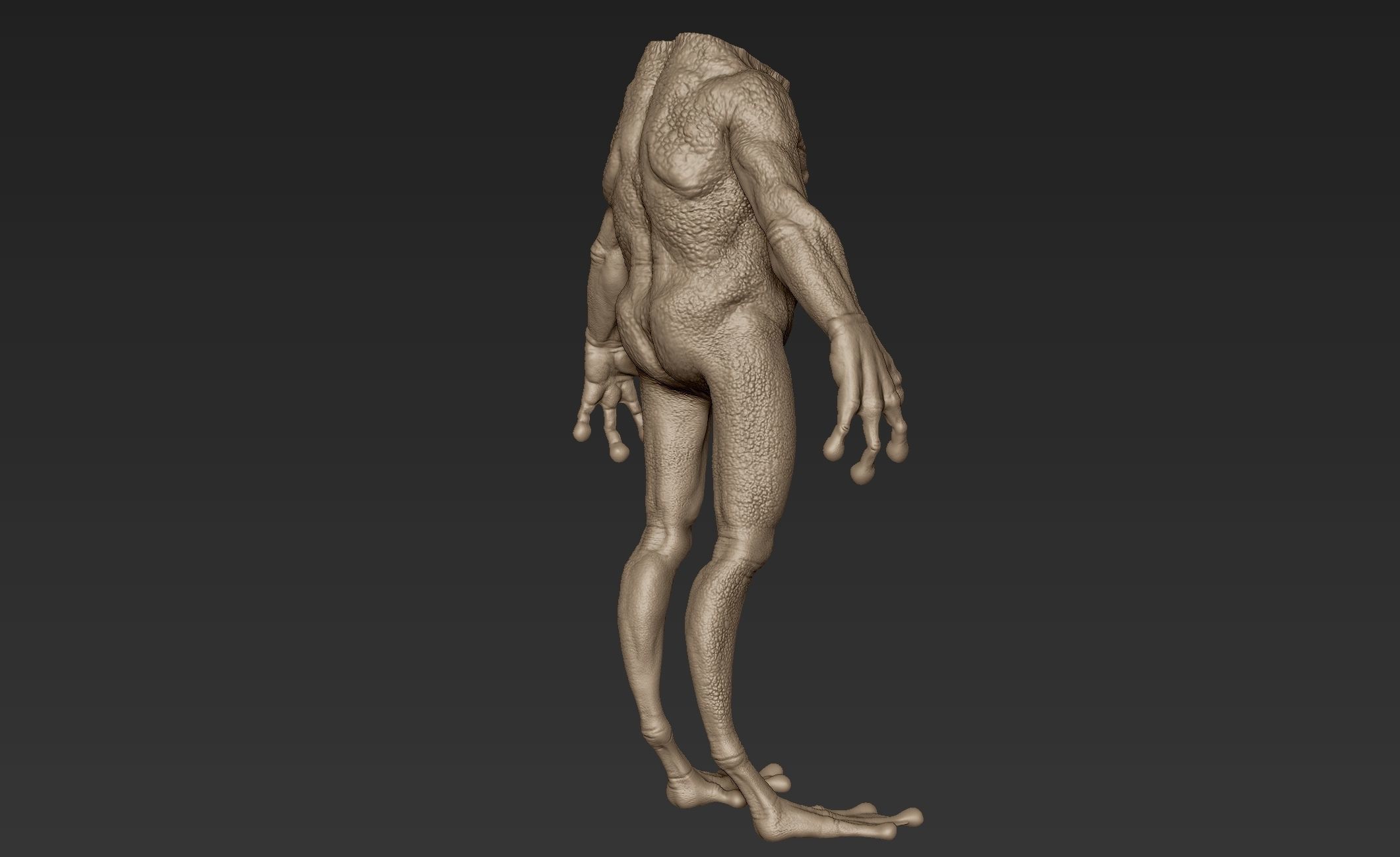 Creature Body Sculpt 4 3D model | CGTrader