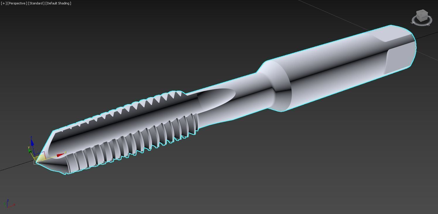 Original Size Drill Bit Ready for 3d Print M10X15 3D model 3D printable CGTrader