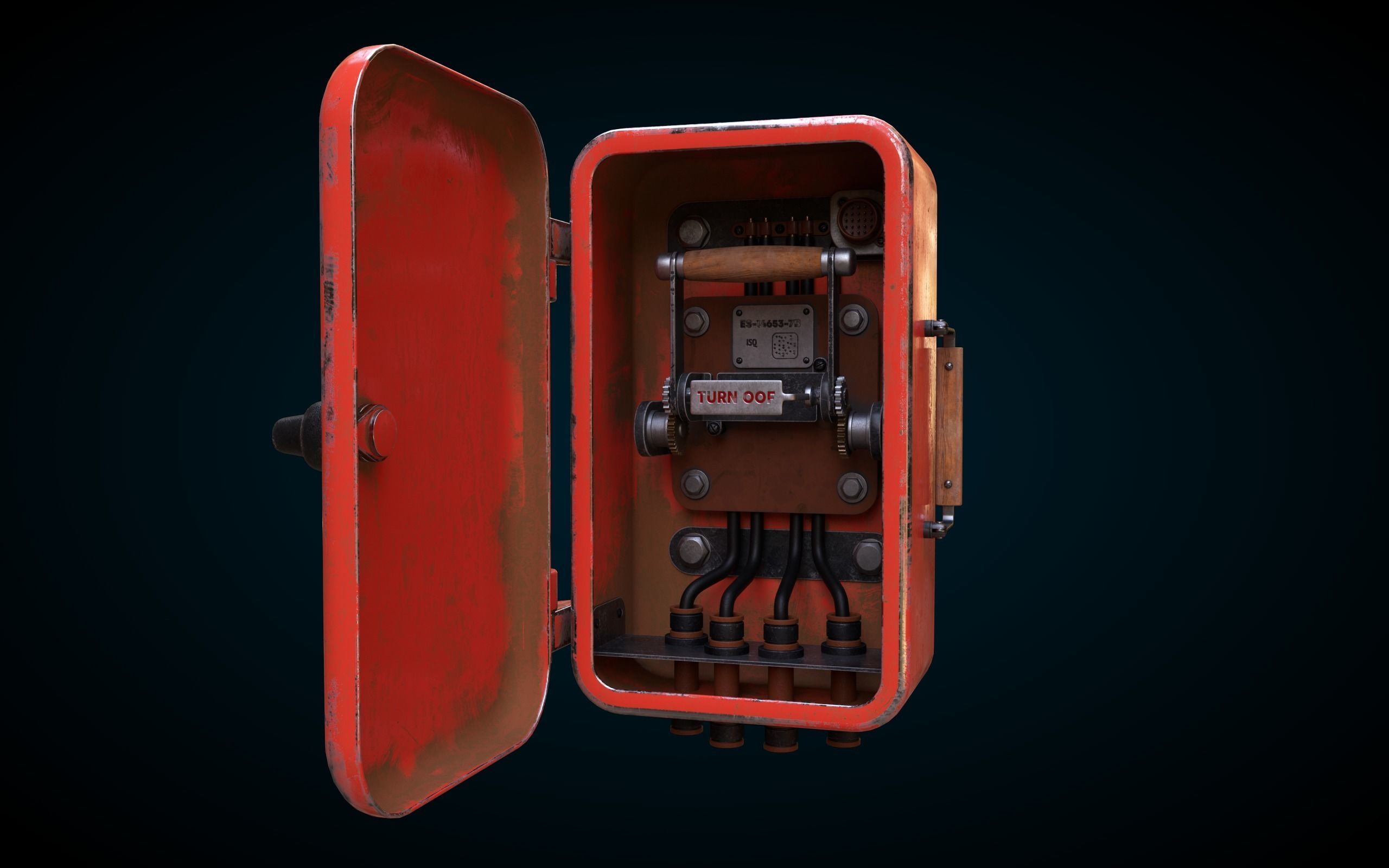 3D model Electrical panel Fuse Box VR / AR / lowpoly CGTrader